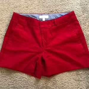 Red banana republic shorts. Like new